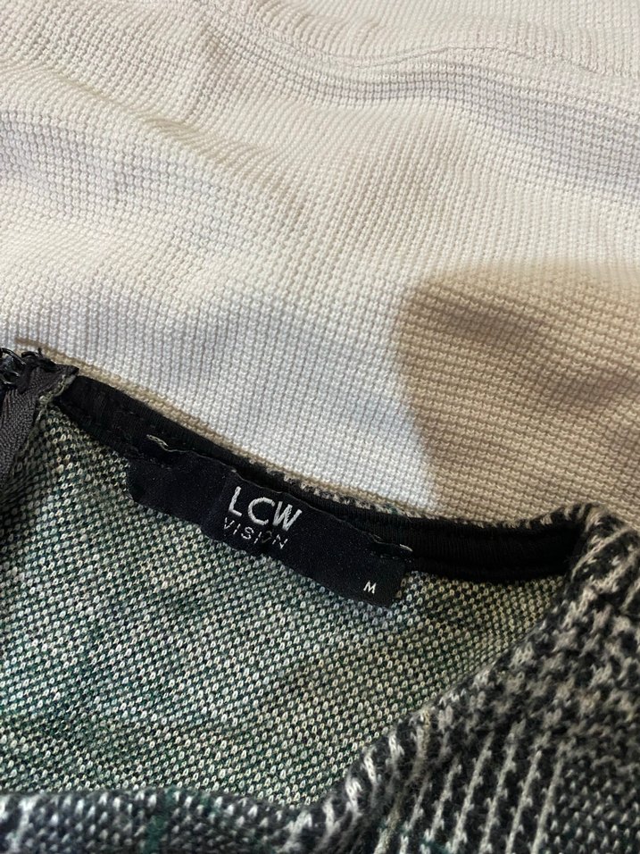 Gri Kemerli Midi Kadın Elbise - Görsel 3