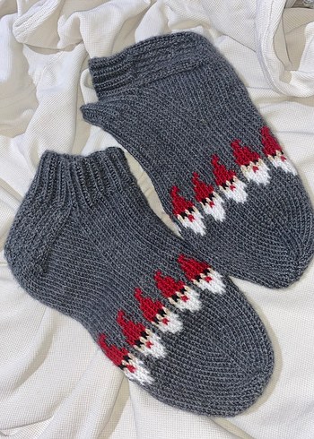 Örgü patik çorap - Görsel 2