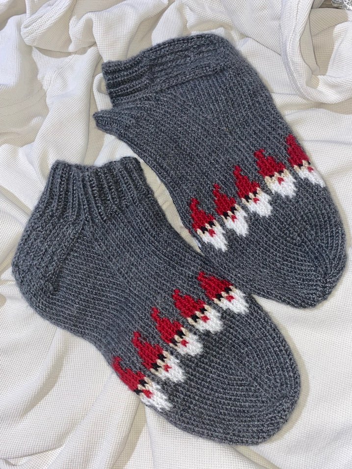 Örgü patik çorap - Görsel 2