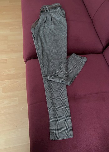 Diğer Kadın Kemerli Rahat Kumaş Pantolon