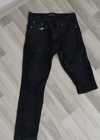 Erkek Siyah Denim Jean