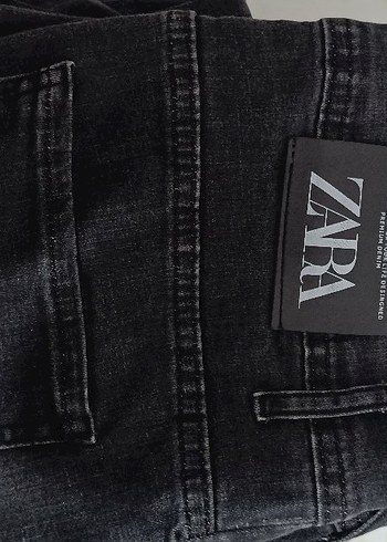 34 Beden siyah Renk Erkek Siyah Regular Fit Midi Denim Pantolon