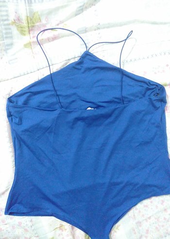 Mavi Midi Kadın Mayo - Görsel 4