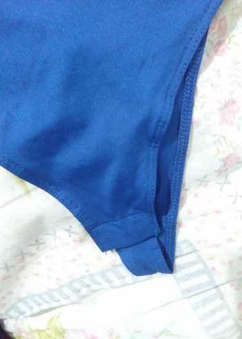 Mavi Midi Kadın Mayo - Görsel 3