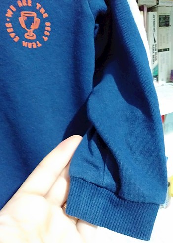 Renkli Baskılı Erkek Çocuk Sweatshirt - Görsel 2