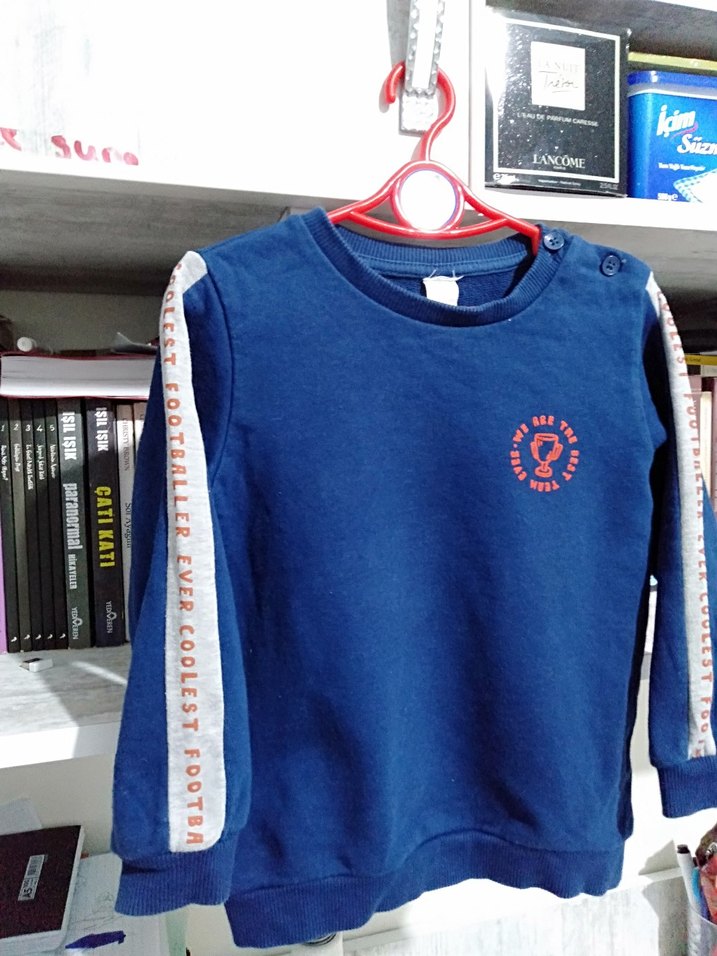 Renkli Baskılı Erkek Çocuk Sweatshirt - Görsel 5