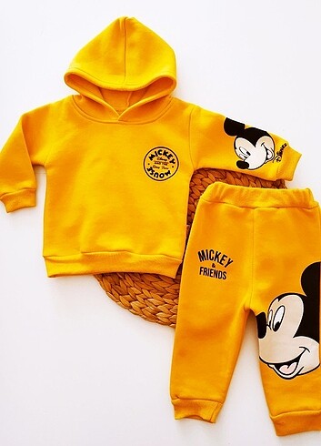 Bebe 12-18 Ay Mickey 3 ip Takım 