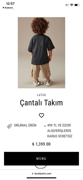4 Yaş Beden Çantalı Takım