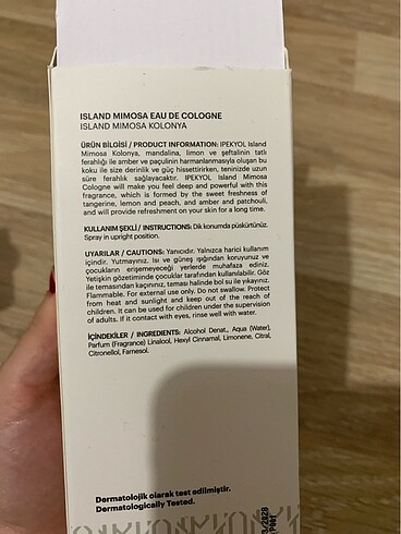 Beden Renk IPEKYOL ISLAND MIMOSA kolonya