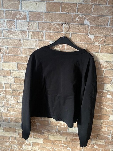 m Beden LCW Casual Siyah Desenli Sweatshirt