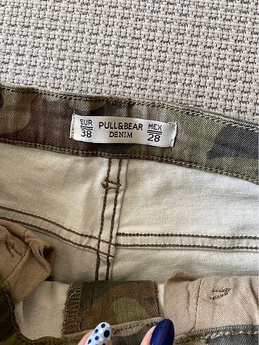 38 Beden Pull&Bear Kamuflaj Pantolon