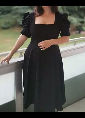 Diğer Siyah düz elbise 