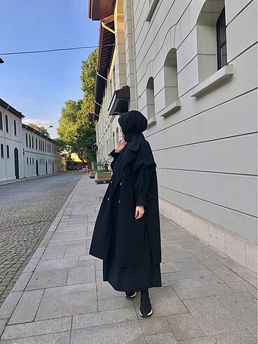 Hoopstore kısa kol trençkot siyah