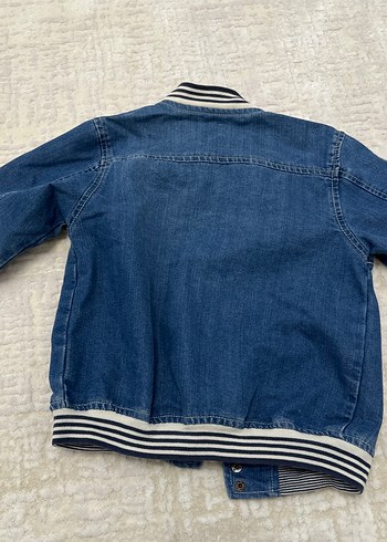 Erkek Çocuk Düğmeli Kot Ceket - Görsel 4