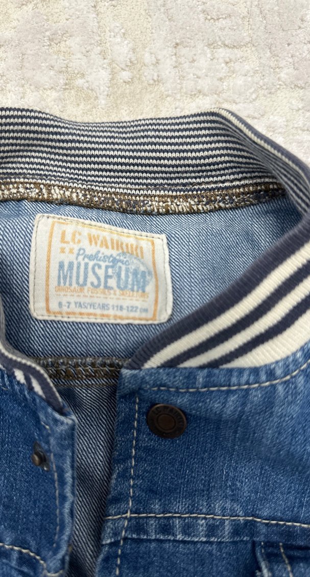 Erkek Çocuk Düğmeli Kot Ceket - Görsel 2