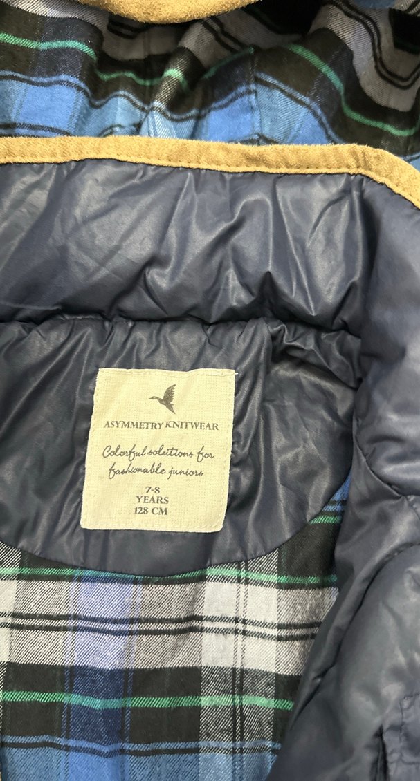 Erkek Çocuk Lacivert Kapüşonlu Mont - Görsel 2