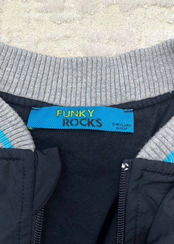 Erkek Çocuk Mavi Fermuarlı Mont - Görsel 6