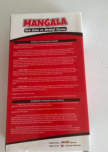 Kırmızı Mangala Zeka ve Strateji Oyunu - Görsel 2