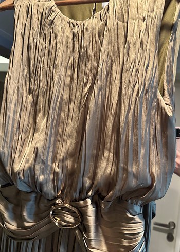 Piliseli Metal Tokalı Kadın Tulum - Görsel 7