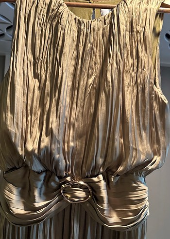 Piliseli Metal Tokalı Kadın Tulum - Görsel 11