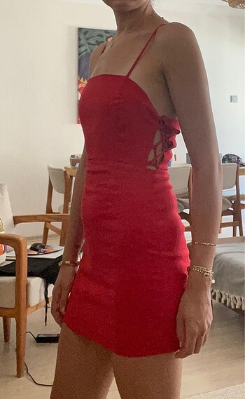 Zara Zara kırmızı mini elbise