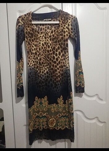 Leopar elbise