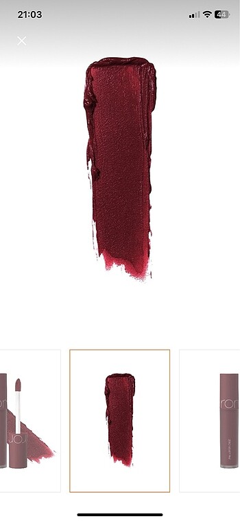  Beden bordo Renk Romand Zero Velvet Tint