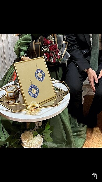 Kişiye özel isimli tezhip tablo