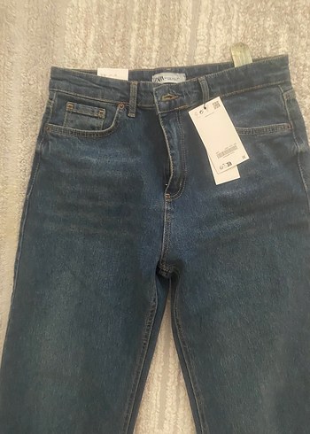 Kadın Lacivert Denim Pantolon - Görsel 4