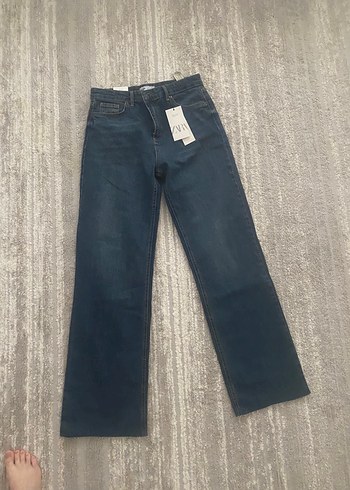 Kadın Lacivert Denim Pantolon - Görsel 2