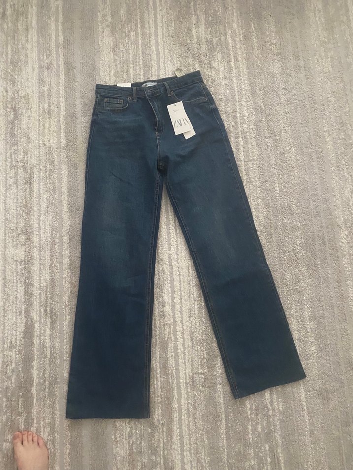 Kadın Lacivert Denim Pantolon - Görsel 2