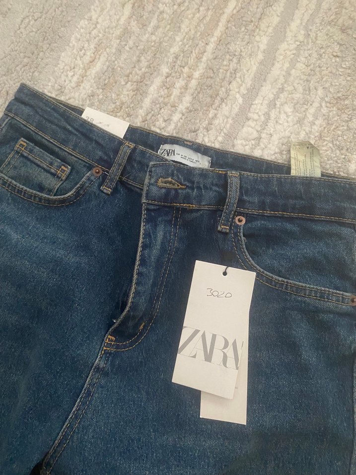 Kadın Lacivert Denim Pantolon - Görsel 3