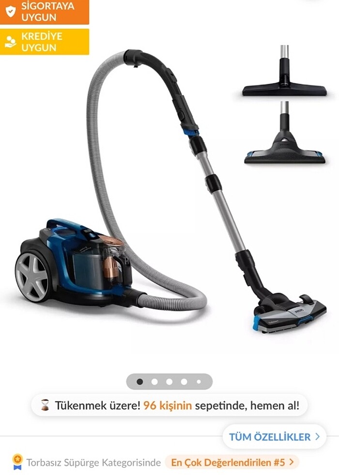 Philips süpürge - Görsel 2