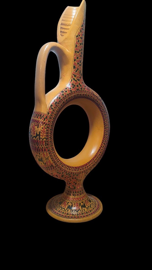 Dekoratif Halka Vazo - Görsel 3