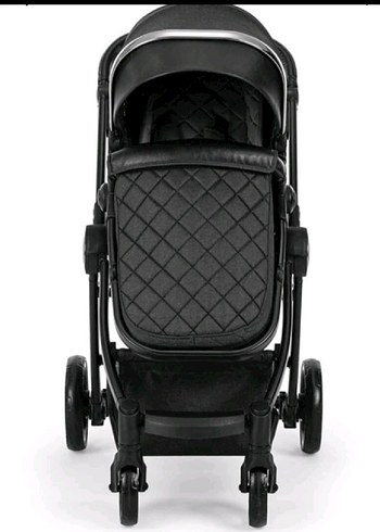 Siyah Bebek Arabası ve Oto Koltuğu Seti - Görsel 7