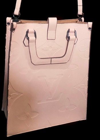 LOİS VİİTTON Pembe Deri Minimalist Kadın Çanta - Görsel 2