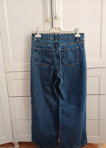 LC Waikiki Geniş Kesim Midi Boy Kadın Kot Pantolon
