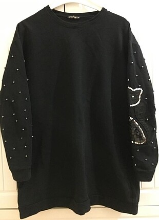 Kol detaylı sweatshirt 