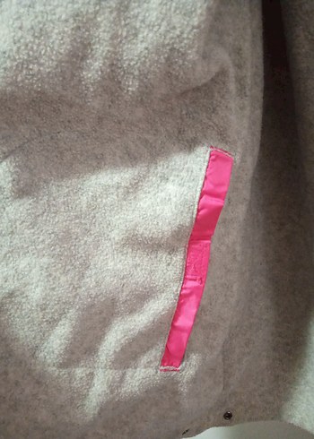 Pembe Fermuarlı Bayan Montu - Görsel 4