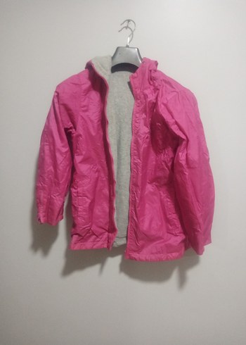 Pembe Fermuarlı Bayan Montu - Görsel 5