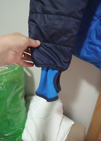 Erkek Lacivert Kayak Ceketi Fermuarlı - Görsel 6