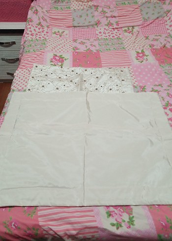 Nakışlı Krem rengi Yatak Örtüsü - Görsel 7