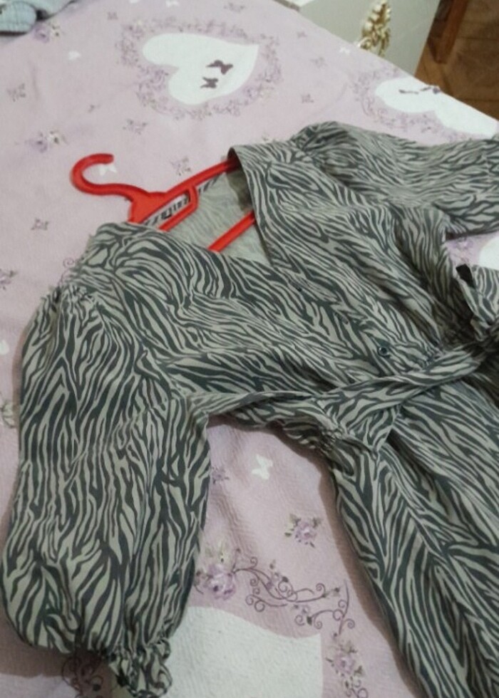 Balon kol elbise - Görsel 2