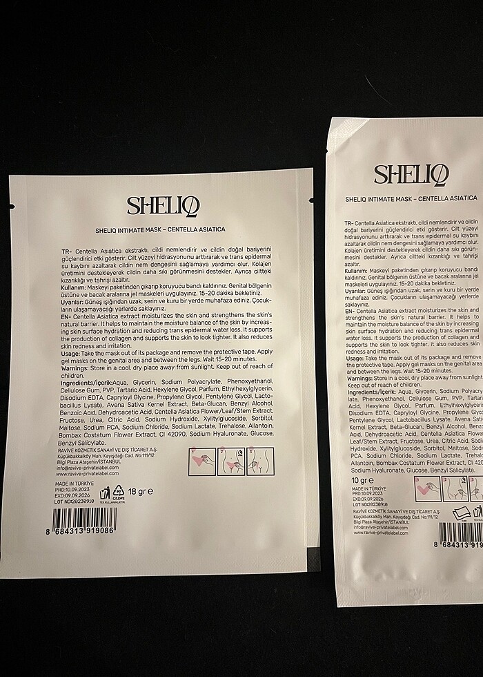 Sheliq Genital Bölge Beyazlatıcı Etkili Maske - Görsel 2