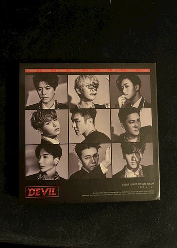 Kpop Albüm Super Junior - Devil