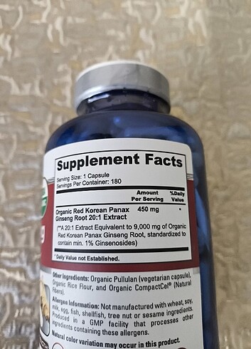 Beden NUSAPURE RED KOREAN PANAX GINSENG