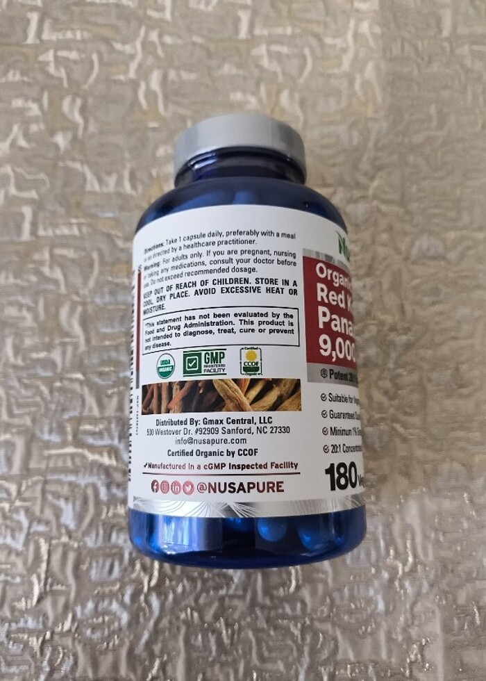 NUSAPURE RED KOREAN PANAX GINSENG  - Görsel 5