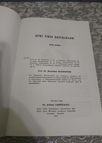 Bitki Virüs Hastalıkları Özel Kısım Kitabı - Görsel 6