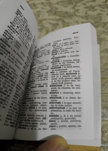 İngilizce-Türkçe Küçük Uluslararası Sözlük - Görsel 5