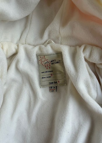 Peluş Detaylı Pembe Bebek Tulumu 55-56 cm - Görsel 5